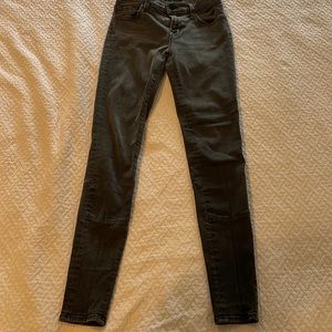 Light black J Brand skinny jeans